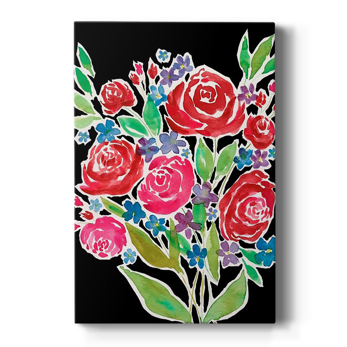 Floral Choir Bouquet - Canvas Art Print