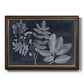 Foliage on Navy V Premium Framed Canvas- Ready to Hang