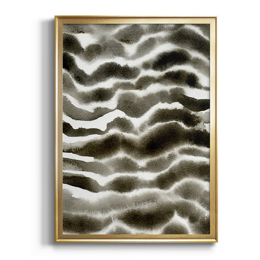 Jungle Stripe I - Modern Framed Canvas Print