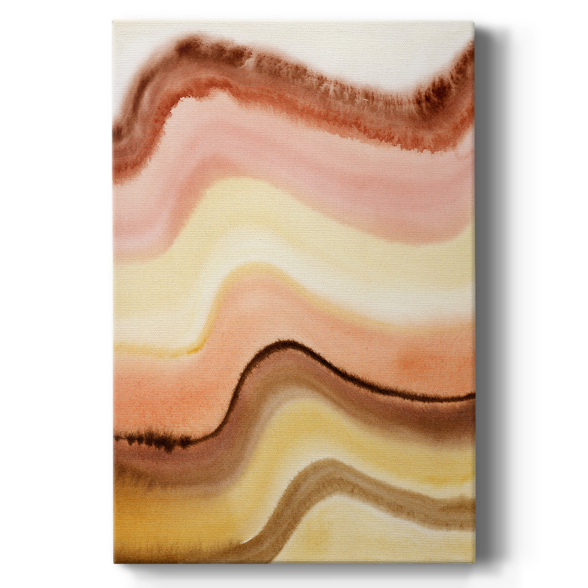 Warm Sediment I Premium Gallery Wrapped Canvas - Ready to Hang