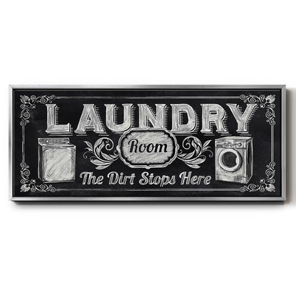 Dirt Stops Here - Floater Framed Canvas Print