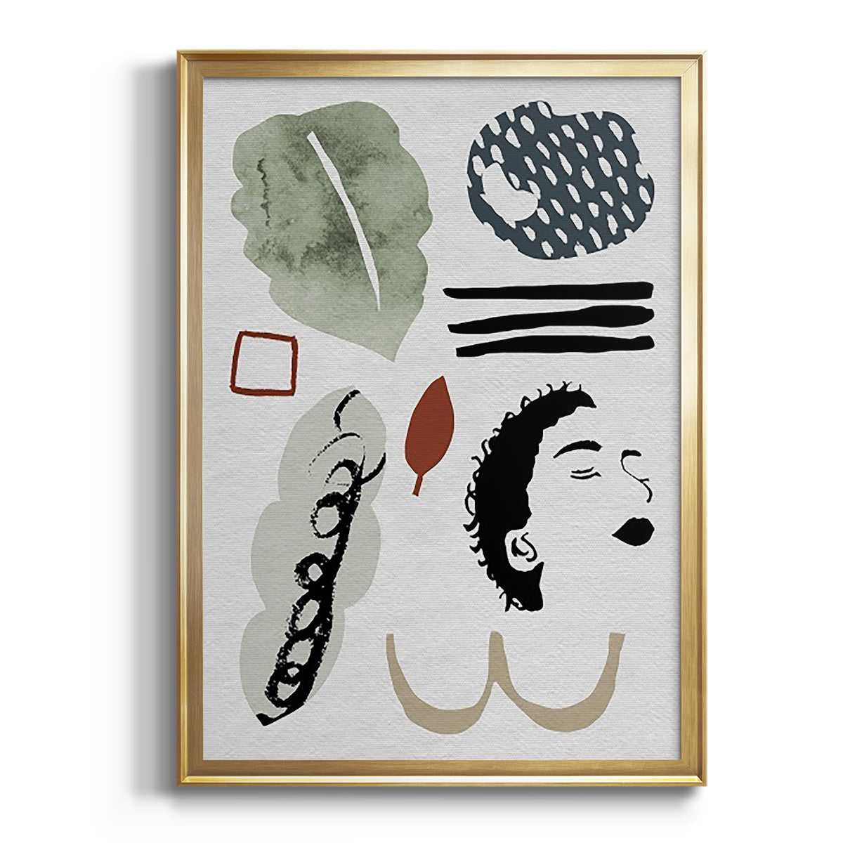 Collected Mindfulness III - Modern Framed Canvas Print