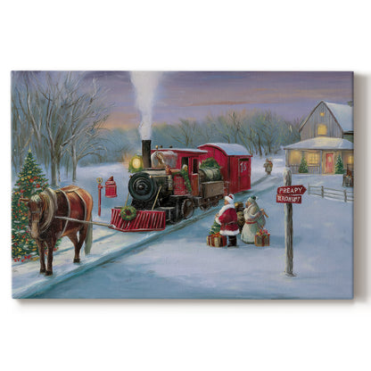 Night of Chalk Cottage - Canvas Art Print