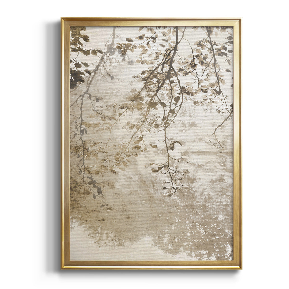 Fresco - Modern Framed Canvas Print