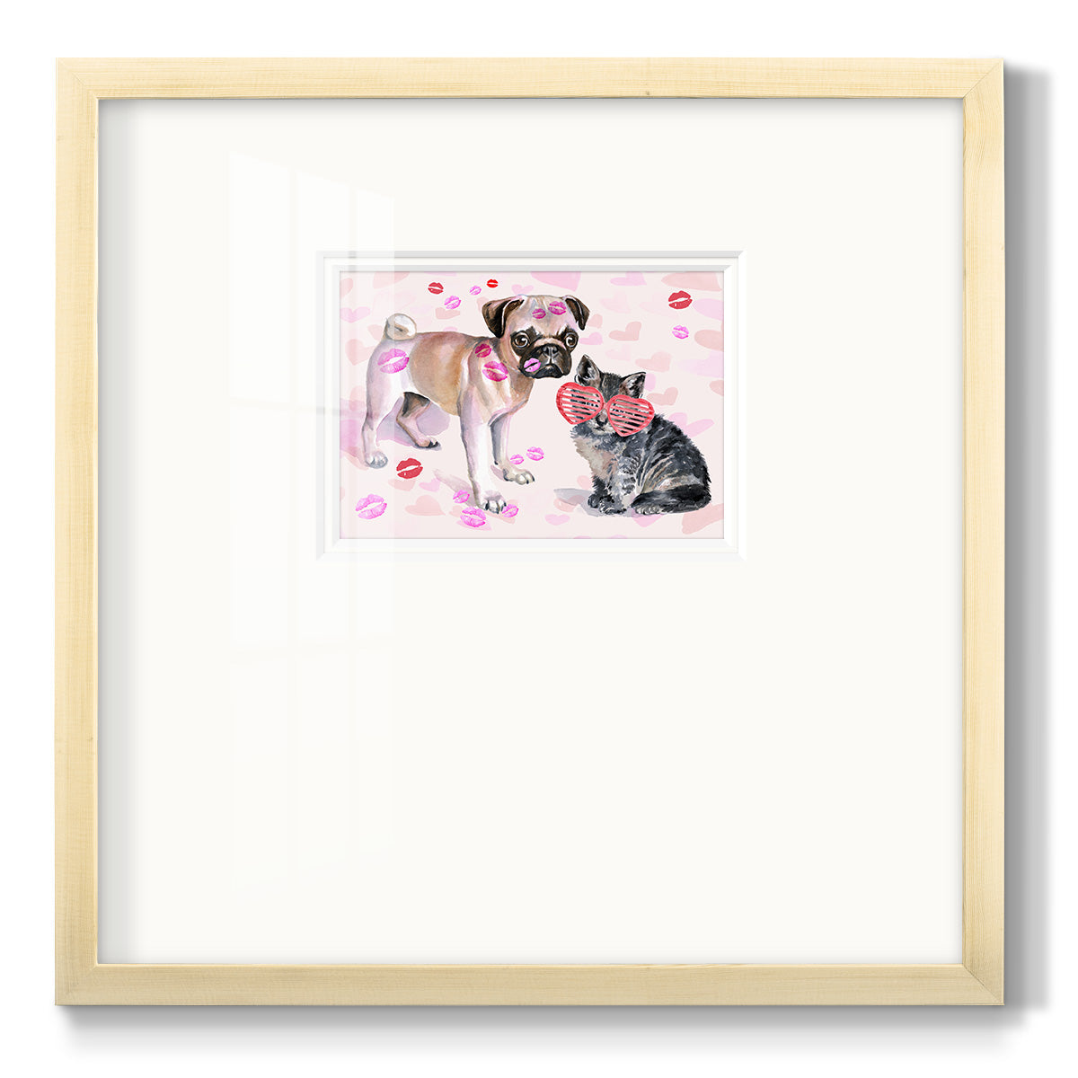 Cute Couture Collection A - Double Matboard Framed Print
