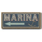 Shoreline Signs II - Floater Framed Canvas Print