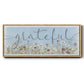 Bloomin Around Grateful - Floater Framed Canvas Print