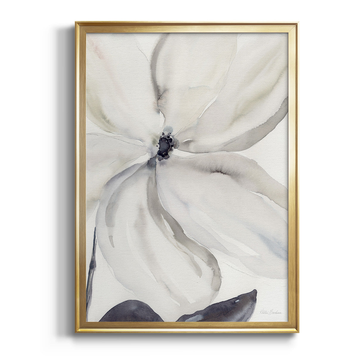 Daybreak Bloom I - Modern Framed Canvas Print