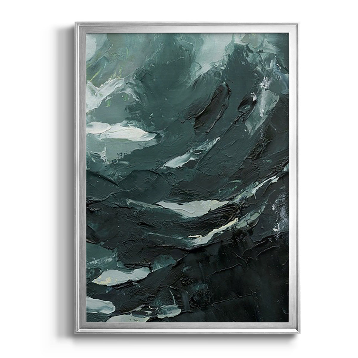 Lost in the Sea II - Modern Framed Canvas Print