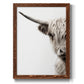 Highland Cattle - Premium Canvas Framed in Barnwood - Ready to Hang