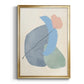 Pastel Assemblage II - Modern Framed Canvas Print