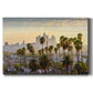Downtown Los Angeles at Sunset - Canvas Art Print