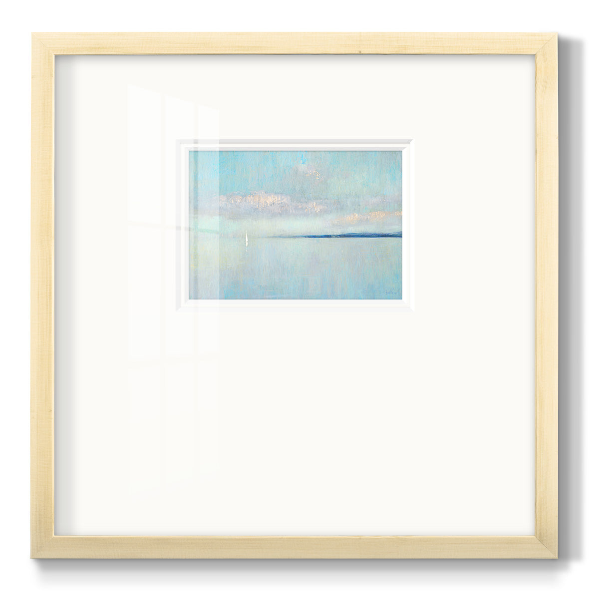 Sunrise Haze - Double Matboard Framed Print