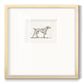 Neutral Pointer I Premium Framed Print Double Matboard