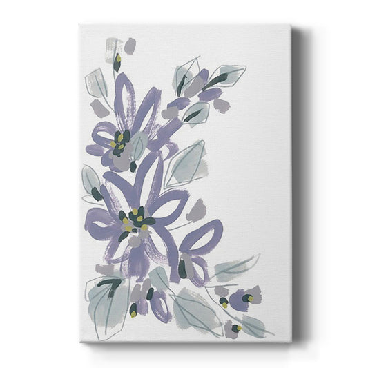 Periwinkle Patch I - Canvas Art Print