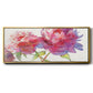 Prize Peonies II - Floater Framed Canvas Print