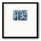 True Blue Wave I - Double Matboard Framed Print