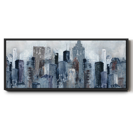 City Mood - Floater Framed Canvas Print