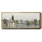 Bright City Lights - Floater Framed Canvas Print