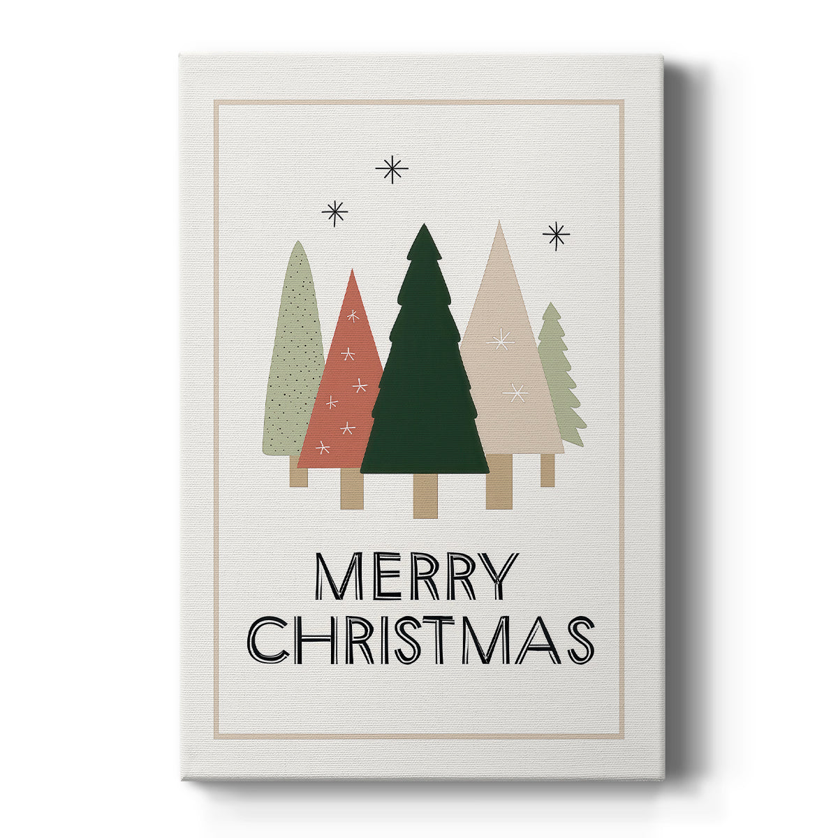 Pearled Yule Carol - Canvas Art Print