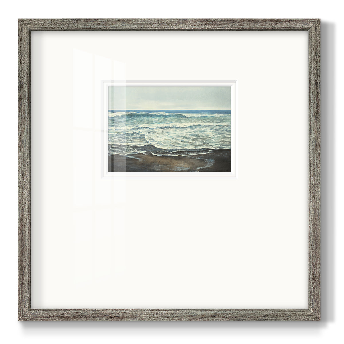 Coastal Reflection - Double Matboard Framed Print