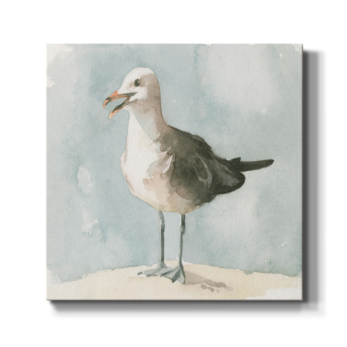 Simple Seagull II-Premium Gallery Wrapped Canvas - Ready to Hang