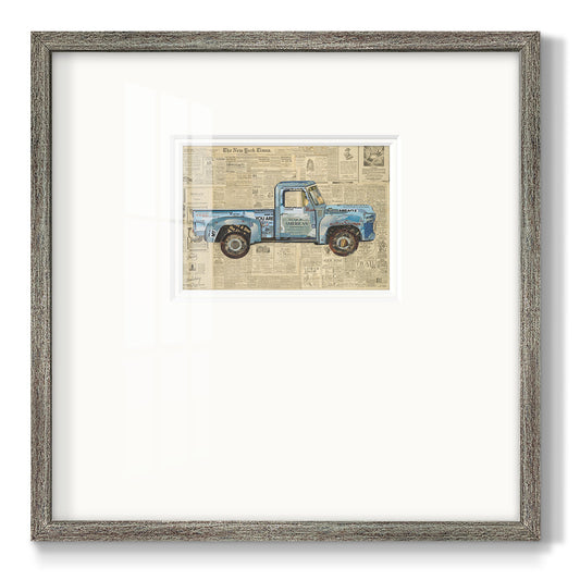 George’s ’53 Ford Premium Framed Print Double Matboard