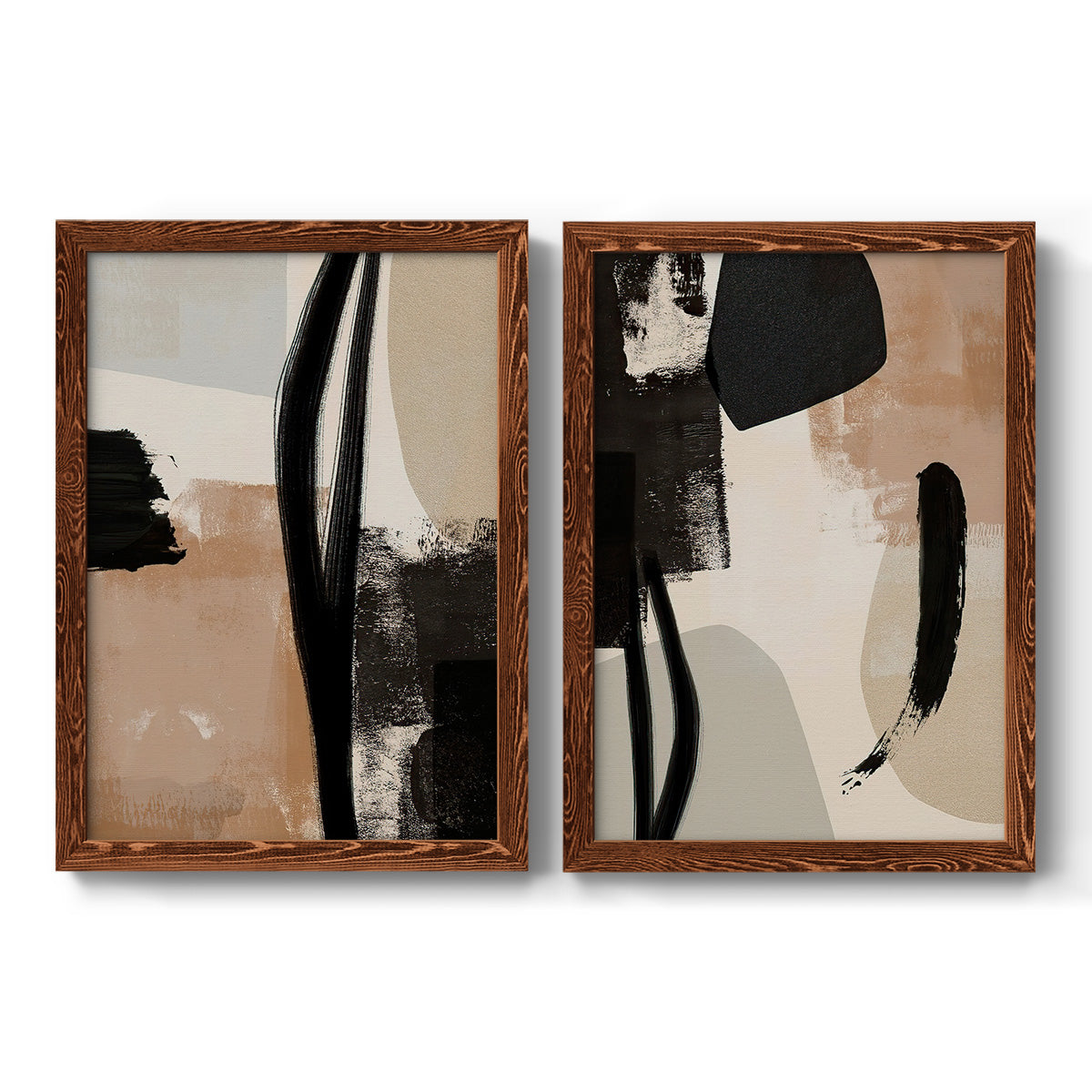 Selective Arrangement I - Premium Framed Canvas 2 Piece Set - Ready to Hang