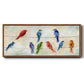 Chatter - Floater Framed Canvas Print