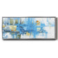 Metro Blue - Floater Framed Canvas Print