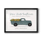 Farmers Market Truck - Modern Framed Art Print