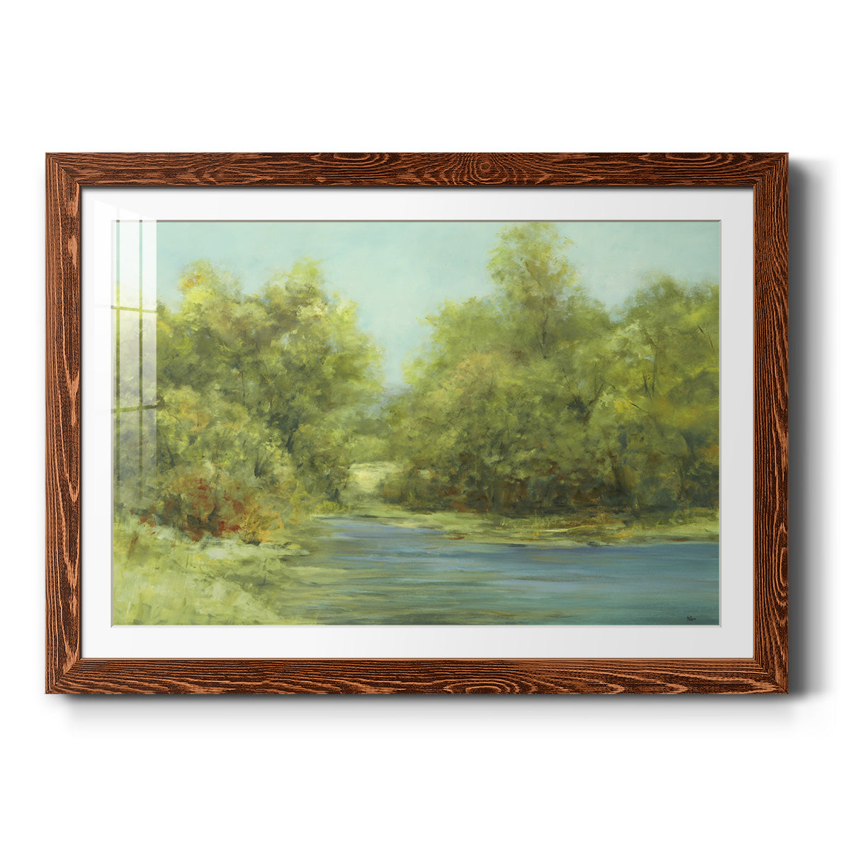 Country Views III-Premium Framed Print - Ready to Hang