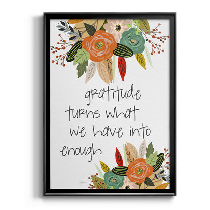 Illustrated Impressions II - Modern Framed Canvas Print