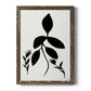 Silhouette Garden I - Premium Canvas Framed in Barnwood - Ready to Hang