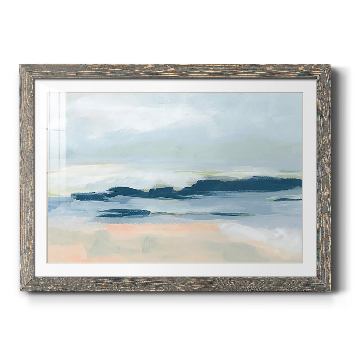 Matala Coast I - Barnwood Framed Art Print