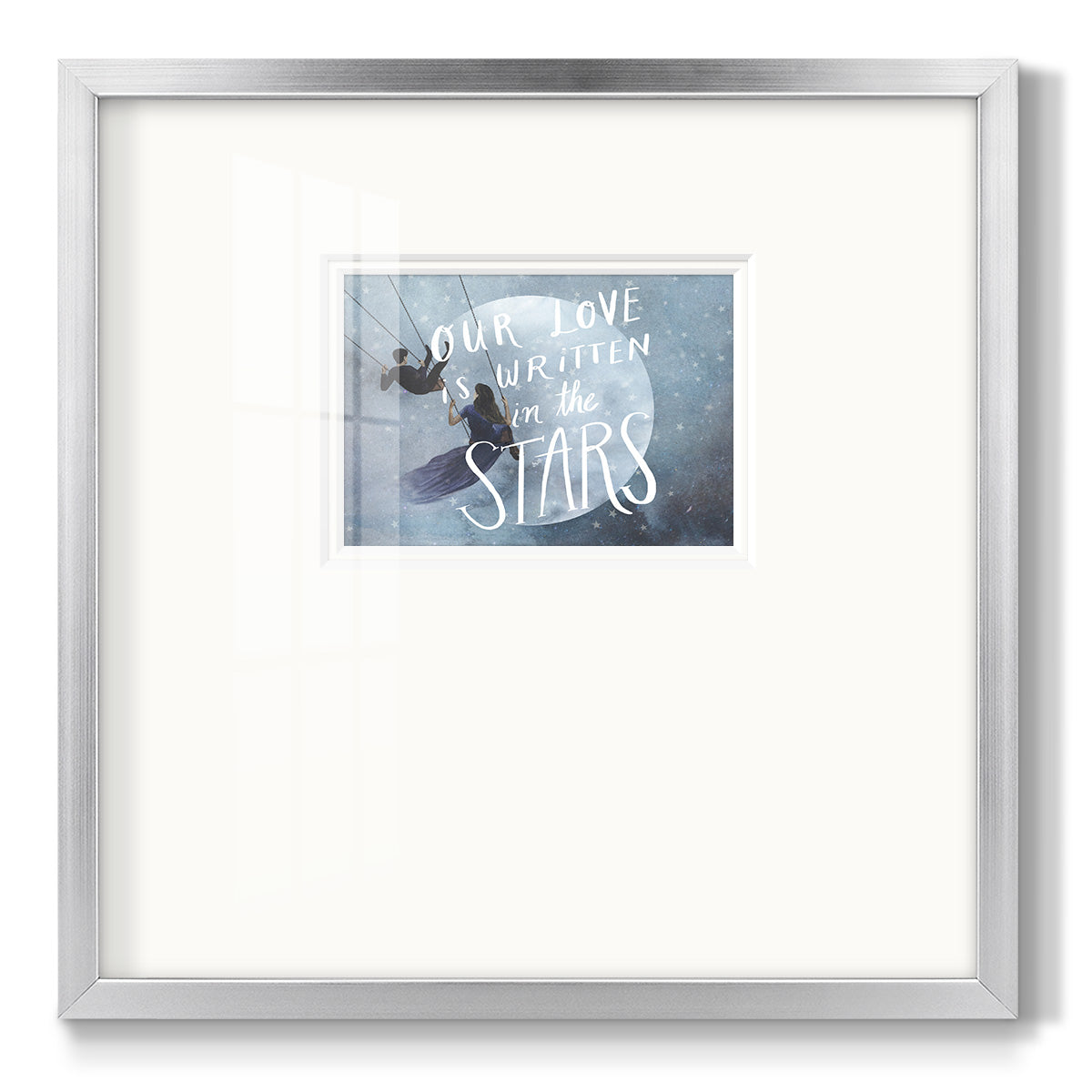 Celestial Love Collection A Premium Framed Print Double Matboard