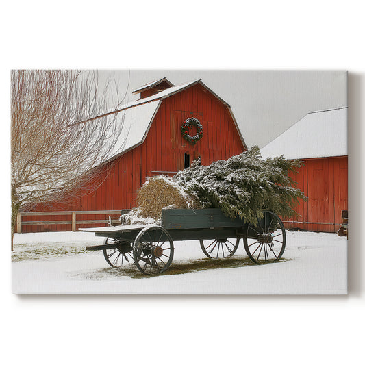 Golden Whisper of Midwinter - Canvas Art Print