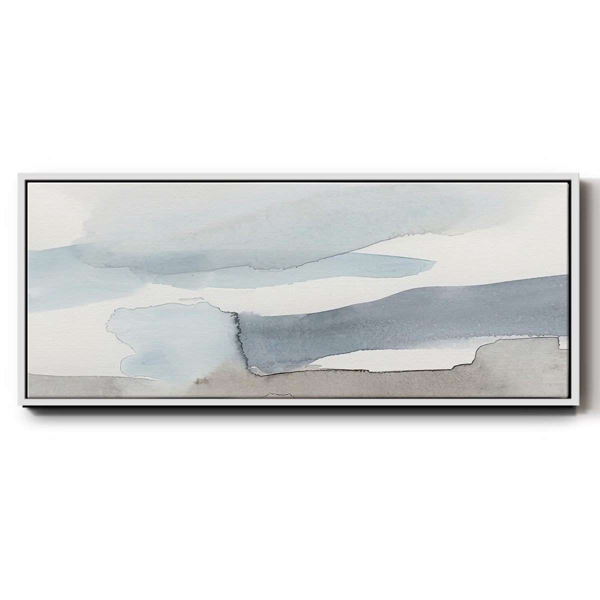 Coastal Tones II - Floater Framed Canvas Print