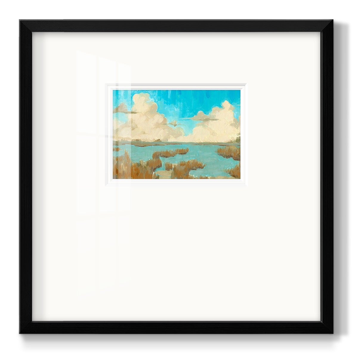 Fripp Island Water II Premium Framed Print Double Matboard