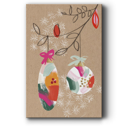 Crafty Christmas Collection B - Gallery Wrapped Canvas