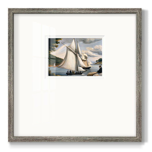 SaRiver Sail Premium Framed Print Double Matboard