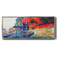 The Red House, 1908 - Floater Framed Canvas Print