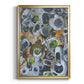 Big Sur Stones and Kelp - Modern Framed Canvas Print
