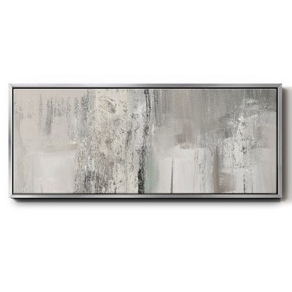 Glittering Shoreline - Floater Framed Canvas Print