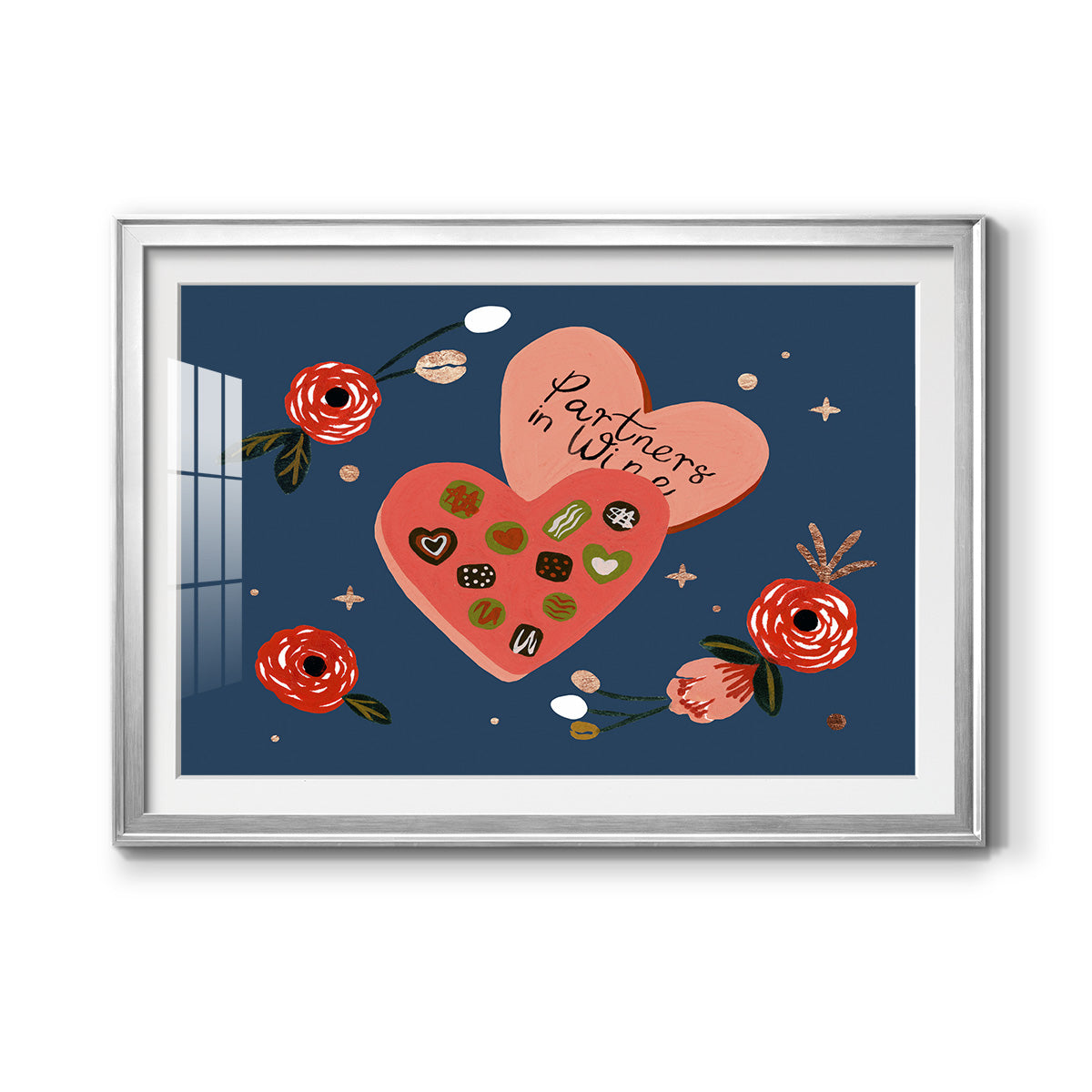 Happy Galentine I Premium Framed Print - Ready to Hang