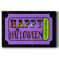 Happy Halloween Ticket - Canvas Art Print