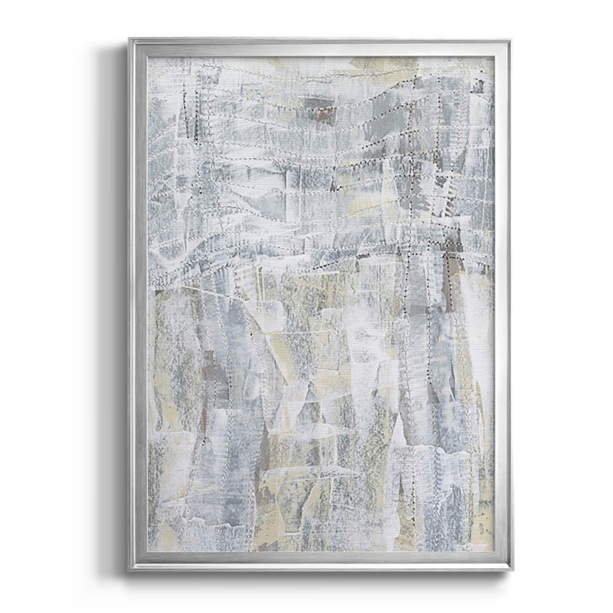 Ghost Town I - Modern Framed Canvas Print