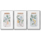 Muted Spring Arrangement I - Framed Premium Gallery Wrapped Canvas L Frame 3 Piece Set - Ready to Hang