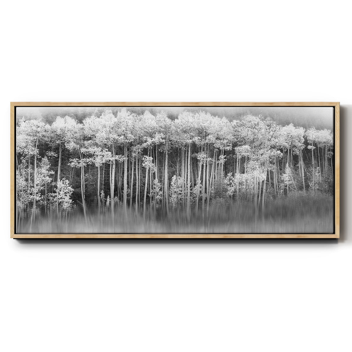 Dreamy Aspen - Floater Framed Canvas Print