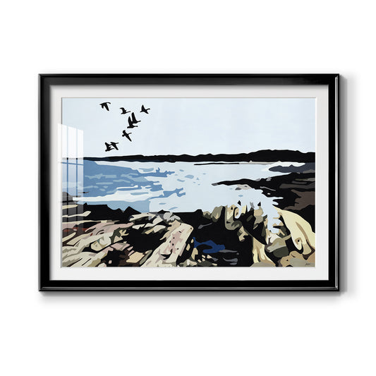 Maine Event - Modern Framed Art Print
